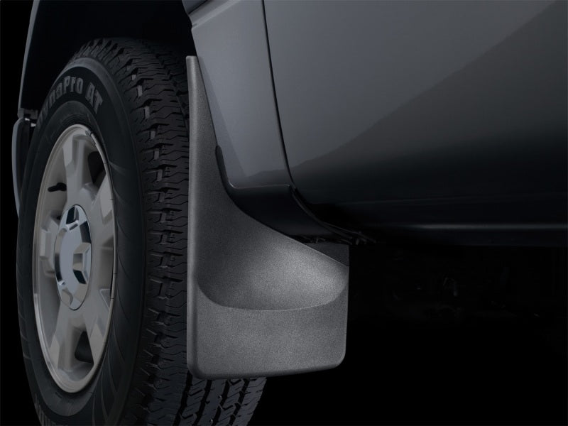 WeatherTech 04-12 Chevrolet Colorado No Drill Mudflaps - Black-thumbmail-2