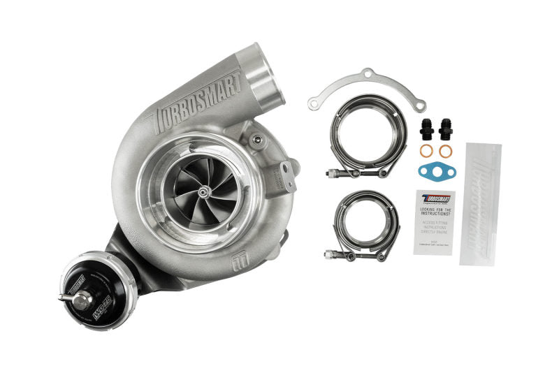 Turbosmart Water Cooled 6466 V-Band Inlet/Outlet A/R 0.82 IWG75 Wastegate TS-2 Turbocharger-thumbmail-7