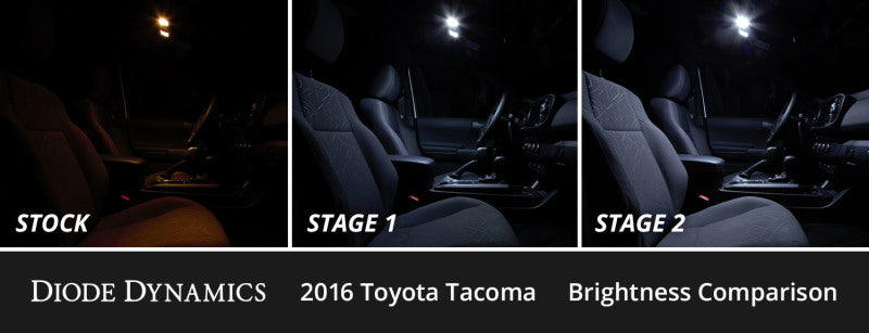 Diode Dynamics 05-15 Toyota Tacoma Interior LED Kit Cool White Stage 2-thumbmail-3