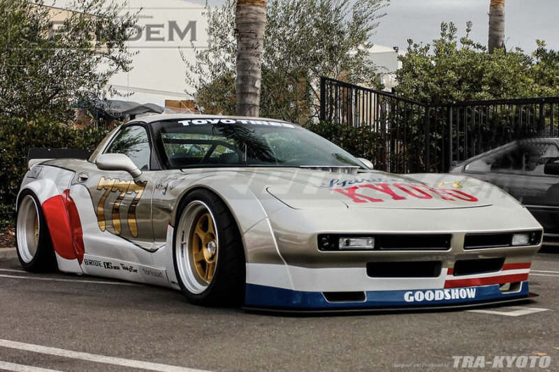 GReddy Pandem 97-04 Chevrolet Corvette C5 Fastback Coupe Rocket Bunny Full Widebody Aero Kit w/ Wing-thumbmail-7