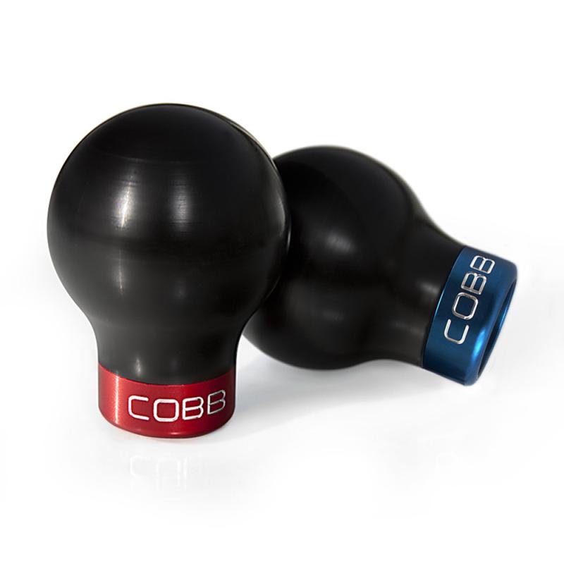 Cobb Ford Mustang Shift Knob White with Red Base-thumbmail-3