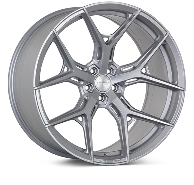 Vossen HF5 - 19x10 - ET35 - 5x112 - 66.56 - Deep - SS - Satin Silver Wheel