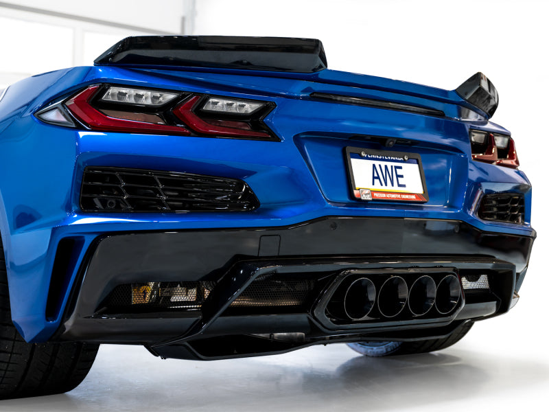 AWE 2023 C8 Corvette Z06 SwitchPath Cat-Back Exhaust - Diamond Black Tips-thumbmail-16