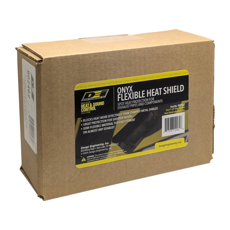 DEI Flexible Pipe Shield - 4in x 8in - Double Black-thumbmail-2