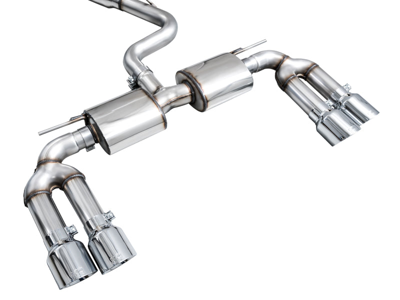 AWE 22-24 Audi 8Y S3 Touring Edition Exhaust - Chrome Silver Tips-thumbmail-11
