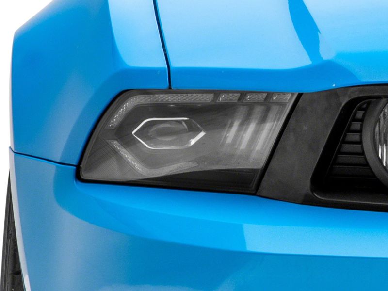 Raxiom 10-12 Ford Mustang w/ Factory Halogen LED Projector Headlights- Blk Housing (Clear Lens)-thumbmail-12
