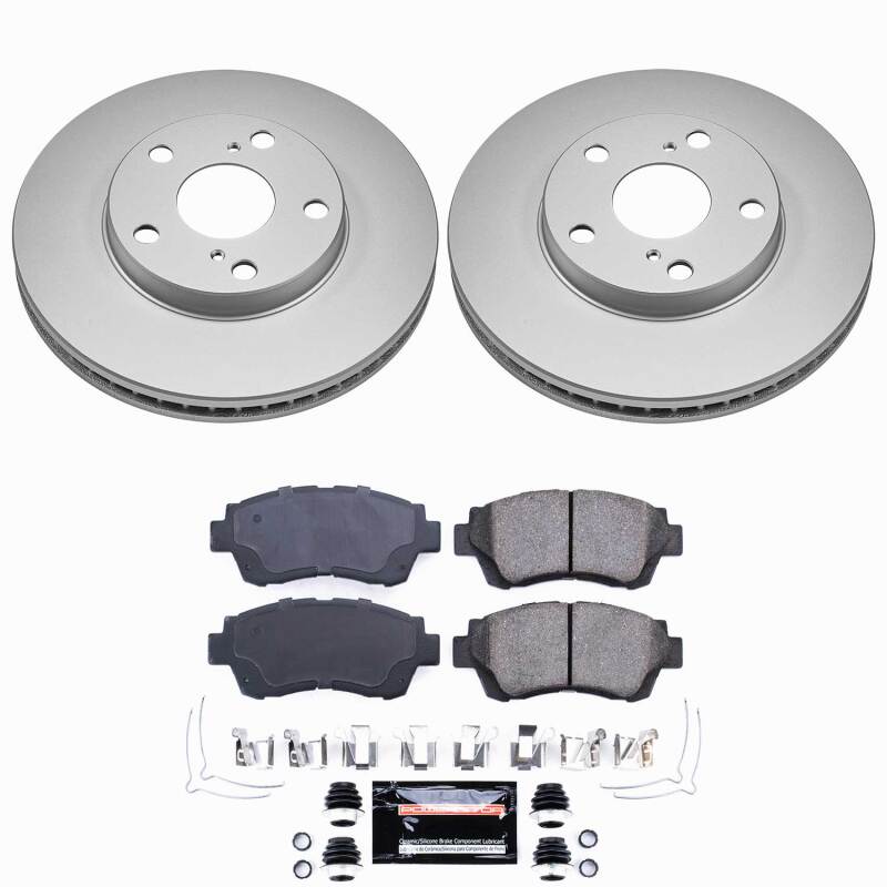 Power Stop 92-96 Lexus ES300 Front Z23 Coated Brake Kit-thumbmail-1