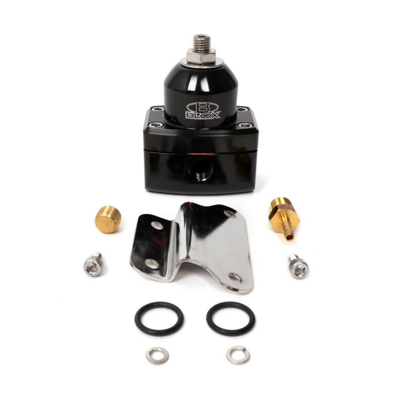 BLOX Racing 2-Port Design Black/Black Adjustable Fuel Pressure Regulator-thumbmail-7