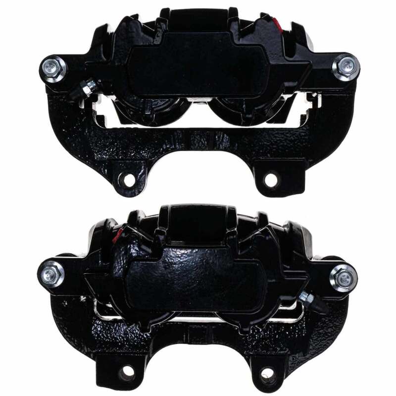 Power Stop 2014 Chrysler 200 Front Black Caliper - Pair w/Bracket-thumbmail-9
