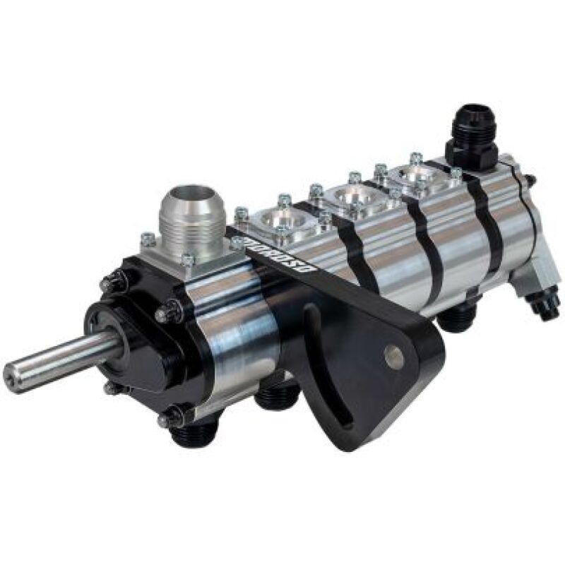 Moroso BBC Tri Lobe 5 Stage Passenger Right Side Block Mount Dry Sump Oil Pump w/Fuel Pump Drive-thumbmail-1