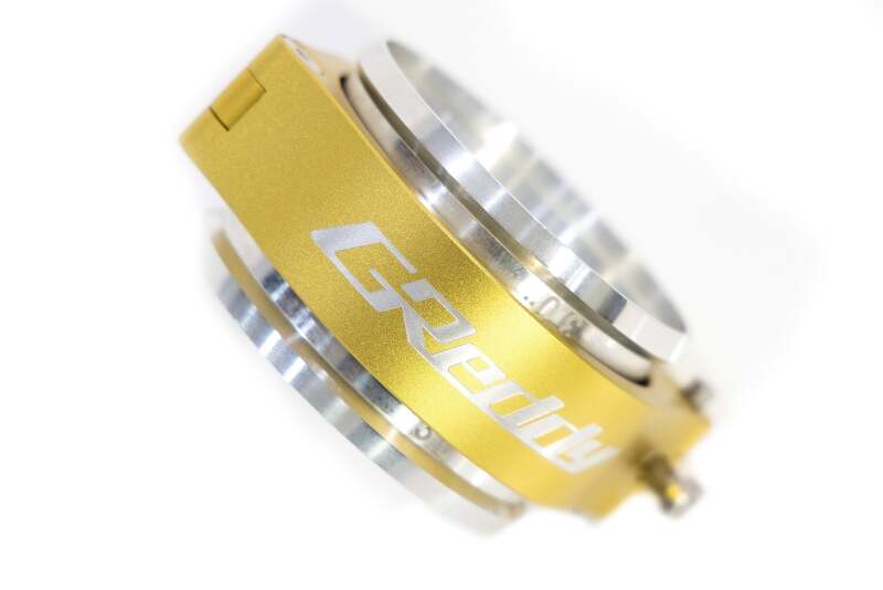 GReddy 3.5 Inch Gold Anodized Aluminum Boost Tube Clamp Set-thumbmail-9
