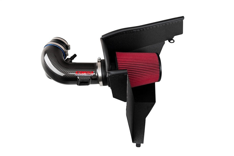 Corsa 2018+ Ford Mustang GT 5.0L V8 DryTech 3D Open Element Carbon Fiber Air Intake - Black-thumbmail-1