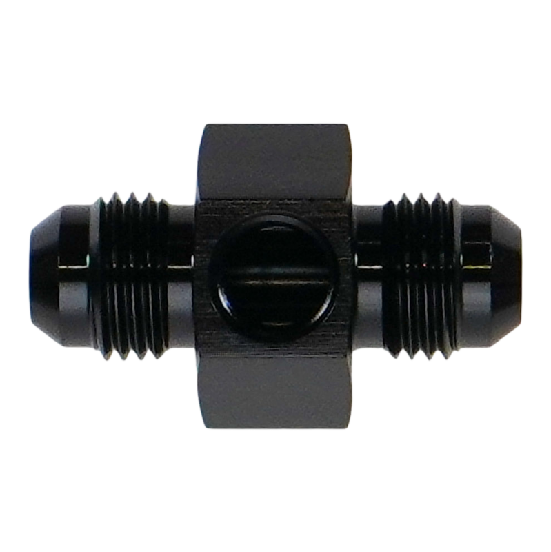 DeatschWerks 6AN Male Flare Gauge Adapter with 1/8in NPT Gauge Port-thumbmail-1