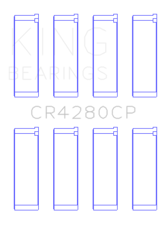 King Engine Bearings Subaru Ej20/Ej22/Ej25 (Incl. Turbo) (Size +0.25mm) Connecting Rod Bearing Set-thumbmail-2
