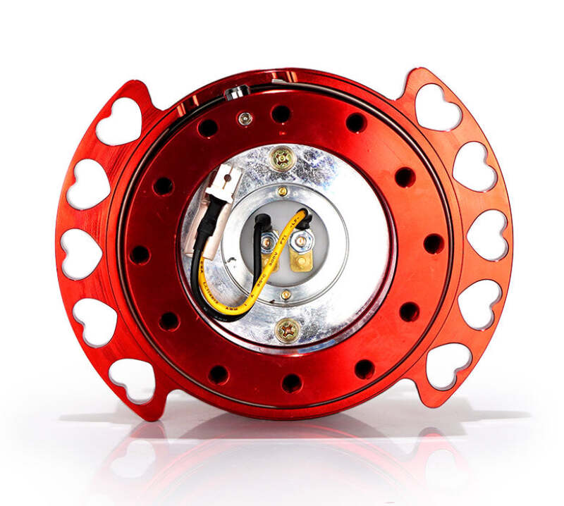 NRG Quick Release Kit - Red Body/ Red Heart Cutout Ring-thumbmail-3