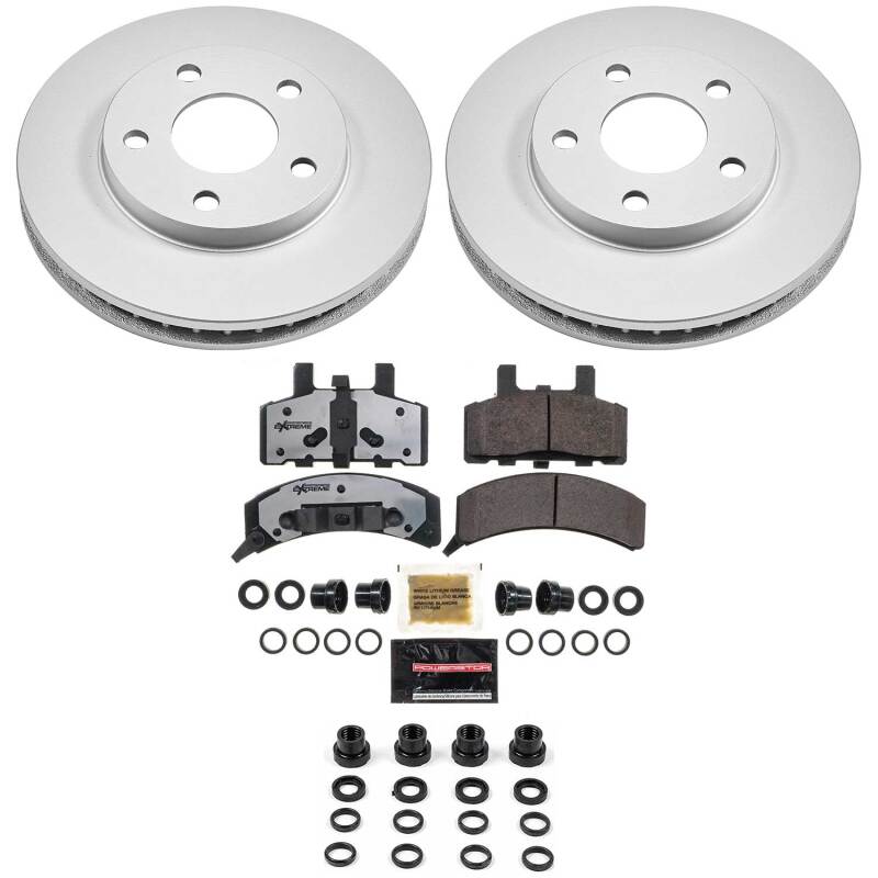 Power Stop 90-93 Cadillac Commercial Chassis Front Z36 Coated Truck & Tow Brake Kit-thumbmail-1