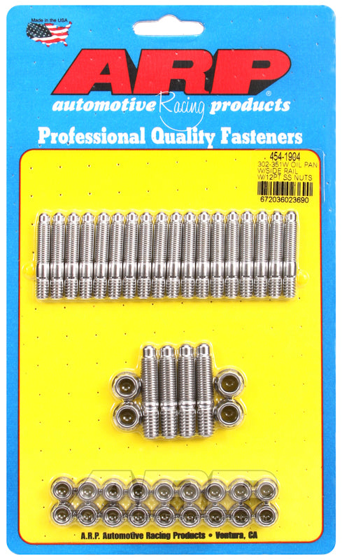 ARP Ford 302/351W Oil Pan Stud Kit w/ Side Rail-thumbmail-1