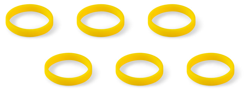 Griots Garage MOD Color Application Ring - Yellow - Set of 6-thumbmail-1