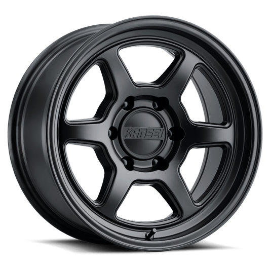 Kansei K14MB Roku 17x8.5in / 6x139.7 BP / 0mm Offset / 106.1mm  Bore - Matte Black