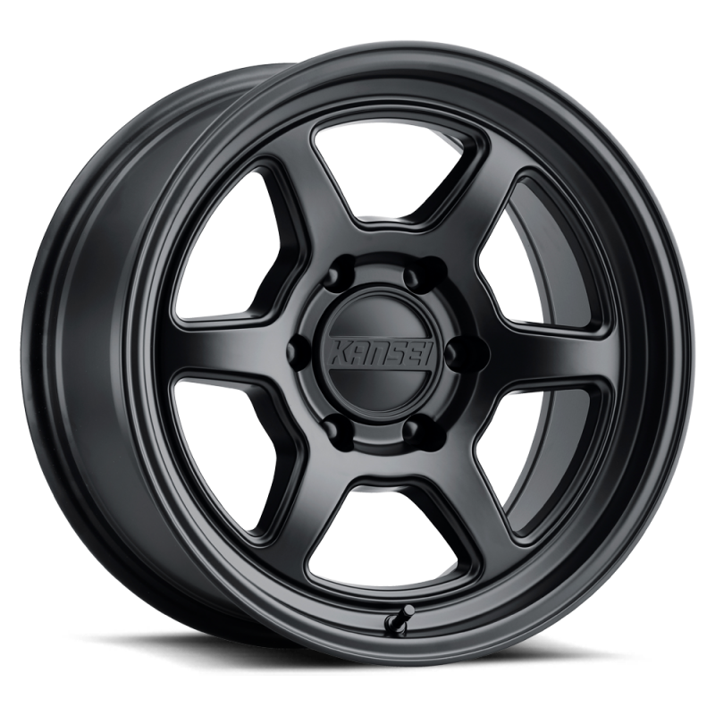 Kansei K14MB Roku 17x8.5in / 6x139.7 BP / -10mm Offset / 106.1mm  Bore - Matte Black-thumbmail-1