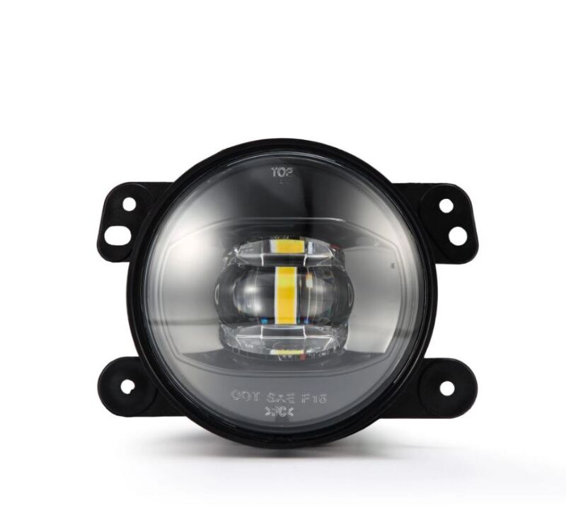 AlphaRex Universal Chrysler/Dodge/Hummer/Jeep DoubleTap Dual Color LED Proj Fog Lights - White/Amber-thumbmail-8