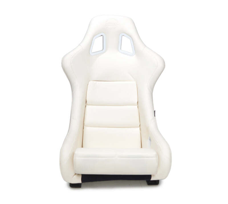 NRG FRP Bucket Seat White Vinyl Material (Large)-thumbmail-4
