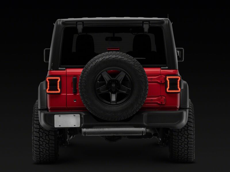 Raxiom 18-26 Jeep Wrangler JL LED Tail Lights- Red Housing- Smoked Lens-thumbmail-13