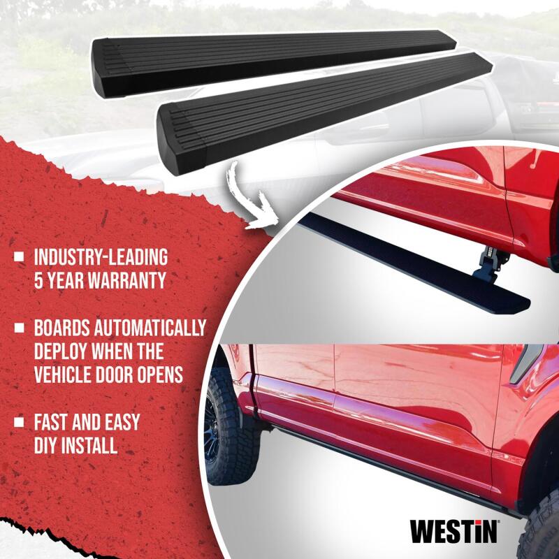 Westin 15-25 Chevrolet Colorado/Canyon Crew Cab Pro-e Electric Running Boards - Textured Black-thumbmail-6