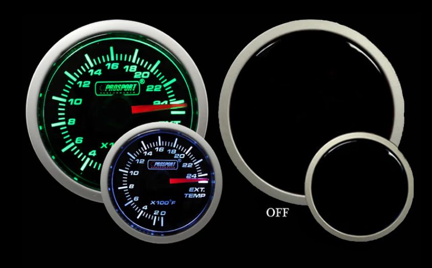 2-1/16" Green/White Exhaust Gas Temperature Gauge-thumbmail-4