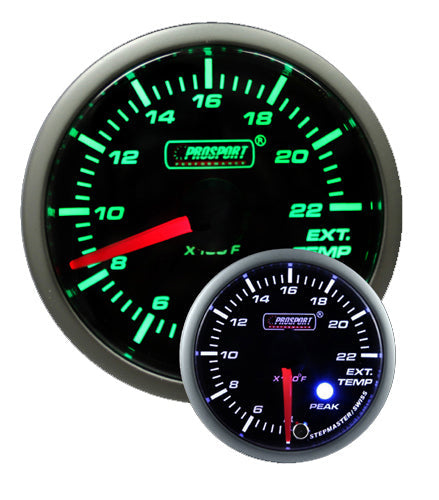 2-1/16" Green/White Premium EGT Gauge-thumbmail-1