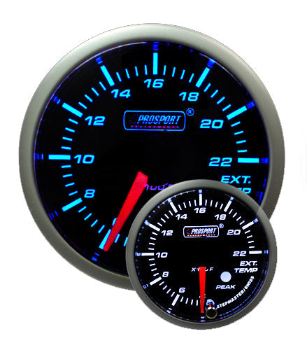 2-1/16" Premium EGT Gauge Blue/White-thumbmail-1