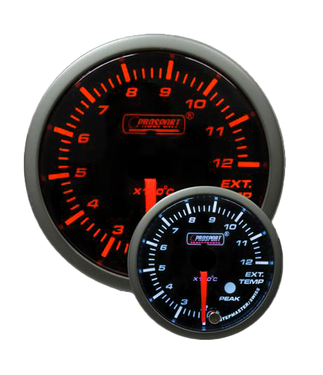 2-1/16" Amber/White Premium Metric EGT Gauge-thumbmail-1
