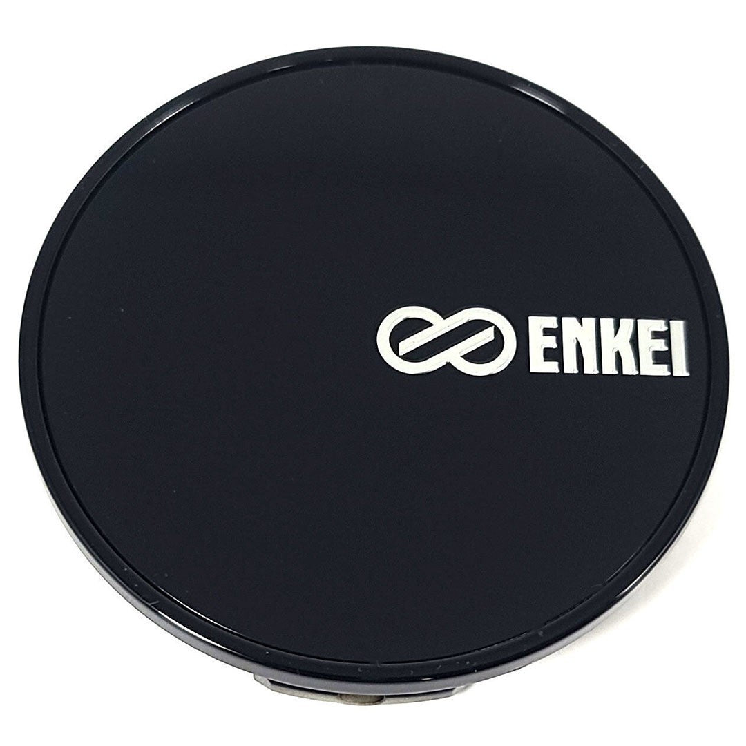 Enkei A476-CAPBK black center cap alternate front view