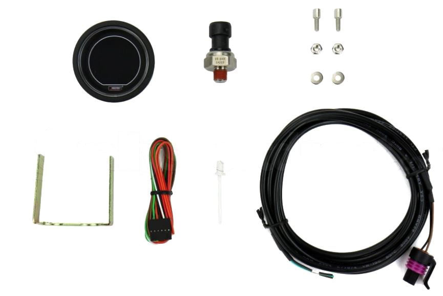 2-1/16" Evo Electrical Green/White Oil Pressure Gauge--thumbmail-3