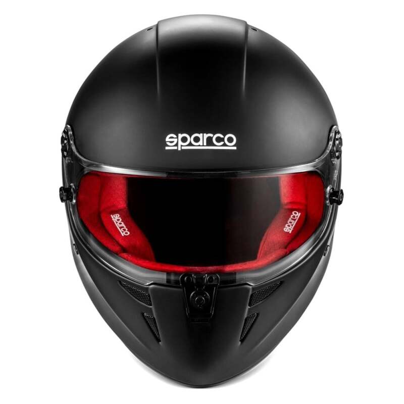 SPARCO Stealth RF Helmet - X Small - Matte Black/Red-thumbmail-3