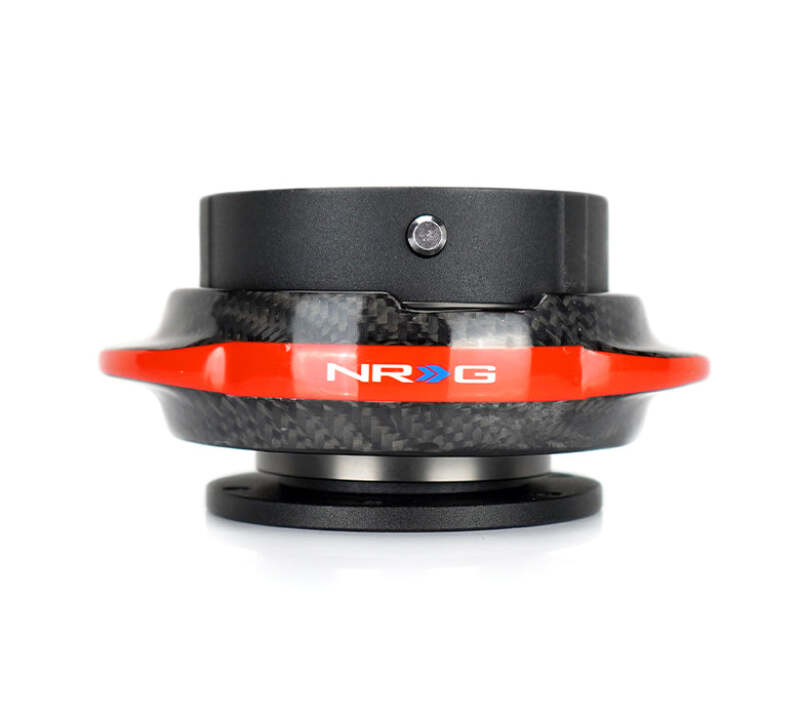 NRG Quick Release Gen 2.2 - Black Body / Carbon Fiber Red Ring-thumbmail-4