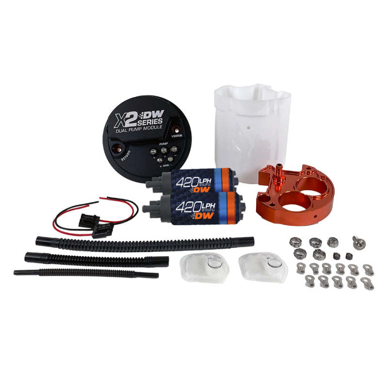 Deatschwerks X2 Series Fuel Pump Module with Dual DW420 Pumps For 2008-21 WRX/STI-thumbmail-1