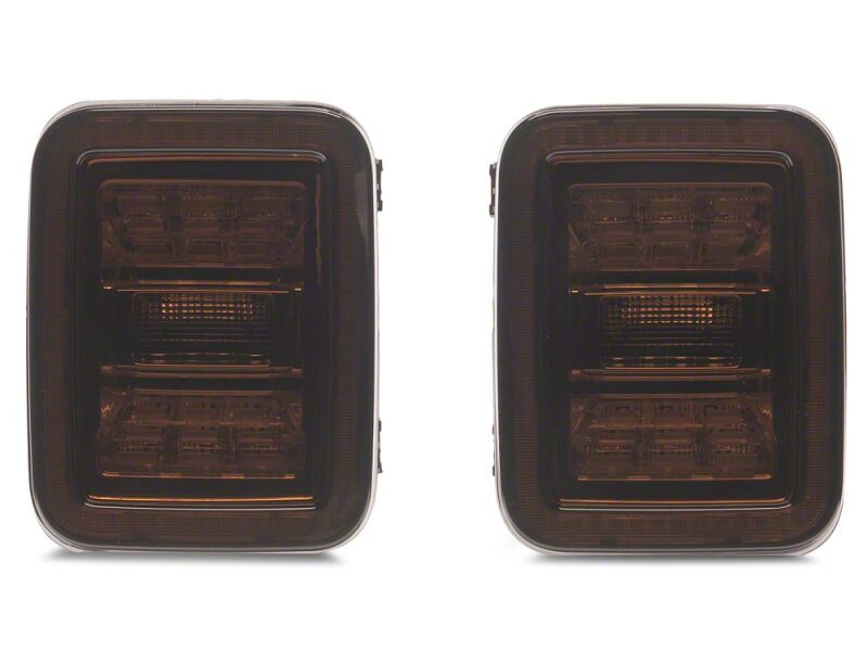 Raxiom 20-26 Jeep Gladiator JT Axial Series LED Tail Lights- Black Housing- Smoked Lens-thumbmail-11