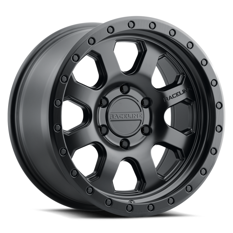 Raceline 959B Avenger 2.0 20x9in / 8X165.1 BP / 0mm Offset / 130.81mm Bore - Satin Black-thumbmail-1