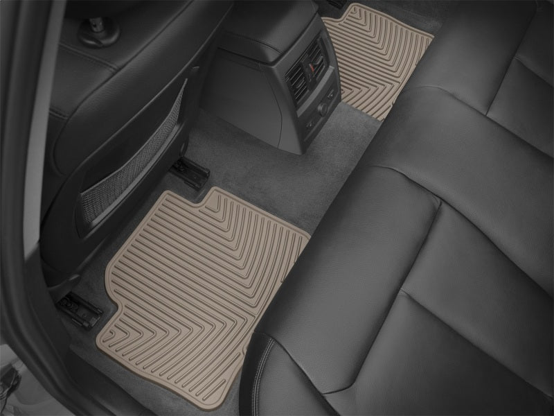WeatherTech 12+ BMW 3-Series (F30) Rear Rubber Mats - Tan-thumbmail-2