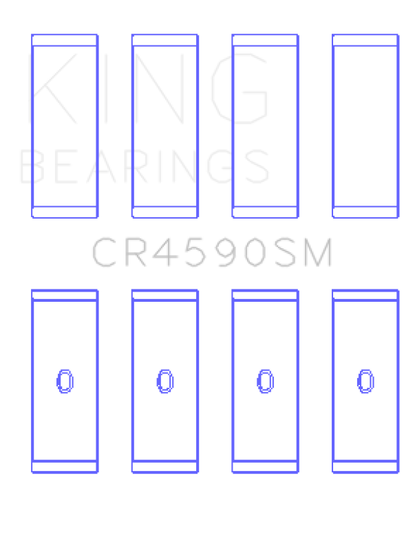 King Engine Bearings Audi Amb/Aum/Alt/Awa/Blr (Size +0.25mm) Connecting Rod Bearing Set-thumbmail-2
