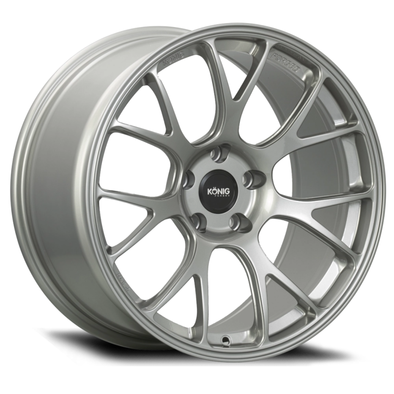 Konig Forged F1M 18X9 5X112 ET42 Ash Silver Knurled Bead-thumbmail-1