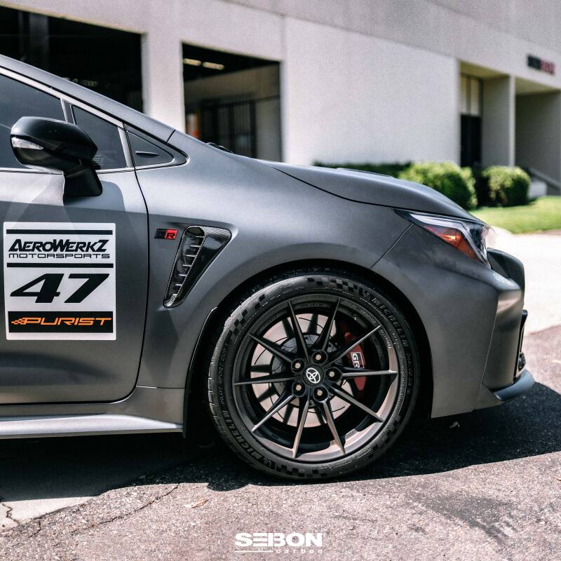 Seibon 2023 Toyota GR Corolla Carbon Fiber Fender Vents-thumbmail-5