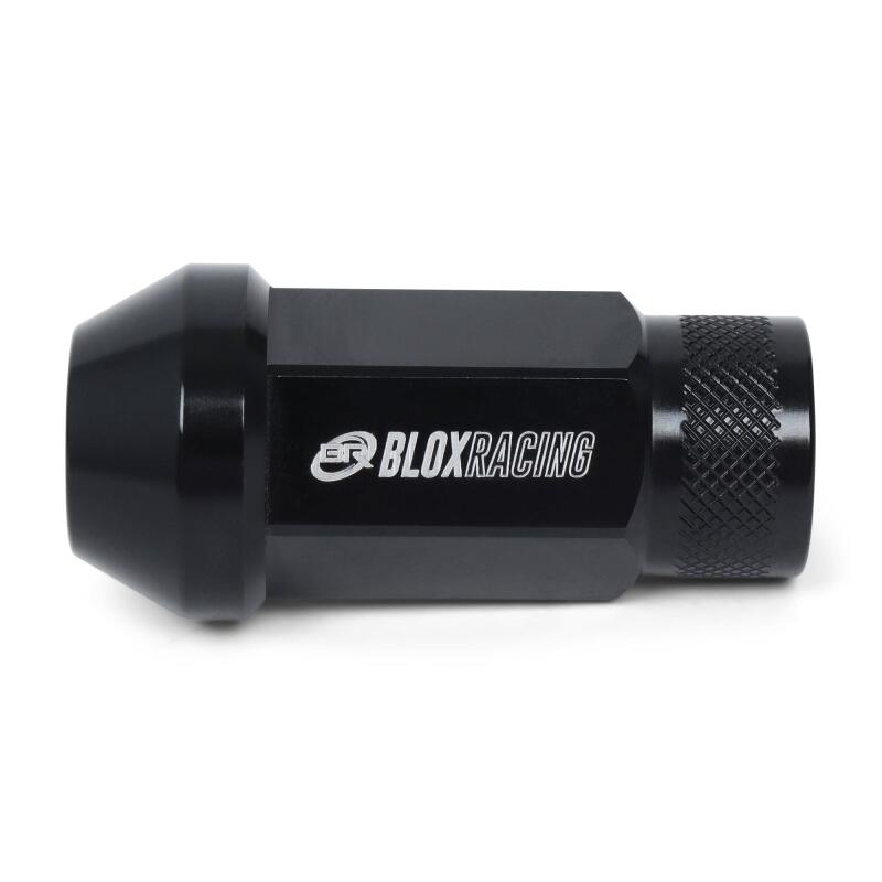 BLOX Racing Street Series Forged Lug Nuts - Black 12 x 1.25mm - Single piece-thumbmail-3