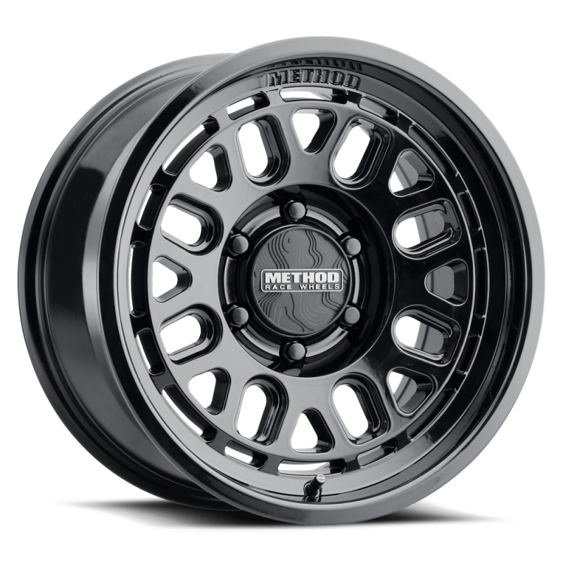 Method MR321 17x8.5 +25mm Offset 6x5.5 BP 106.25mm CB Gloss Black Wheel-thumbmail-1