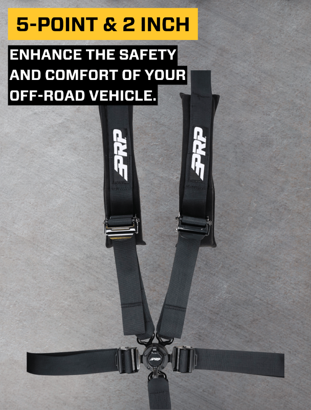 PRP 5.2 Harness(Cam-Lock, SFI Rated) - Black-thumbmail-1