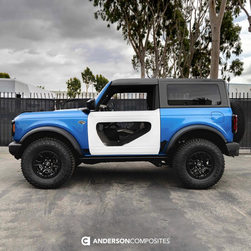 Anderson Composites 21-22 Ford Bronco 2DR Fiberglass Doors (Pair) w/ CF Inserts - Off Road-thumbmail-8