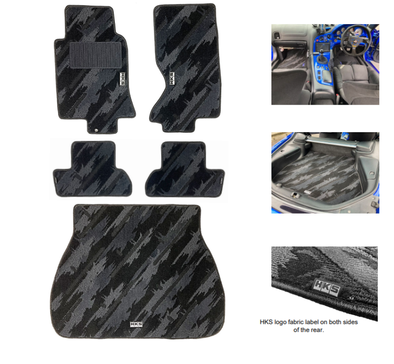 HKS FLOOR MATS FD3S FULL SET OCT LHD-thumbmail-1
