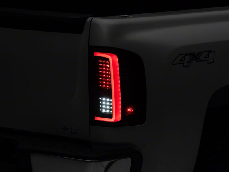 Raxiom 07-13 Chevrolet Silverado 1500 G2 LED Tail Lights- Black Housing- Smoked Lens-thumbmail-10