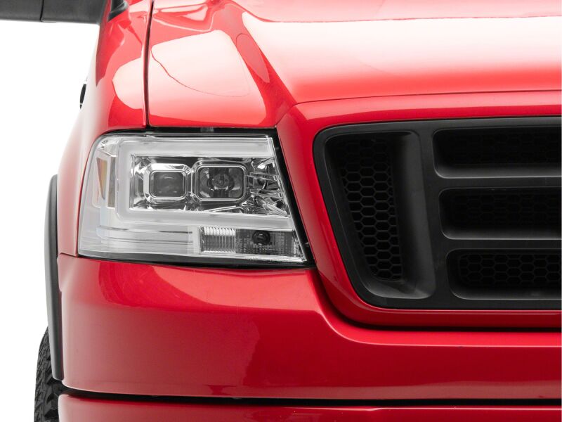 Raxiom 04-08 Ford F-150 Axial Series Projector Headlights- Chrome Housing- Clear Lens-thumbmail-8